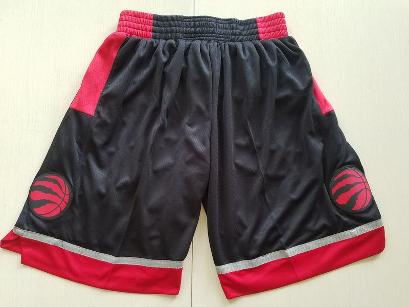 2018 Men NBA Nike Toronto Raptors black shorts->->NBA Jersey